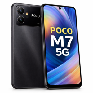 POCO M7 5G (Satin Black, 128 GB) (6 GB RAM)