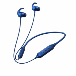 GOBOULT EQCharge 32Hrs Battery, Clear Calling ENC Mic, Fast Charging Bluetooth (Blue, In the Ear)
