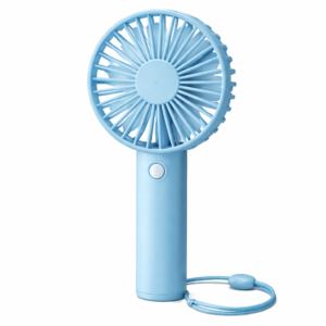 Hokiit Blue Mini Hand Fan