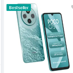 Poco C75 5G (Aqua Bliss, 128 GB) (4 GB RAM)