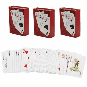 3 PCS Mini Playing Cards, Decks Travel Poker Set, Compact Standard Playing Card Decks for Game Nights, Party Favors and Gifts, 5.3 x 3.8 cm