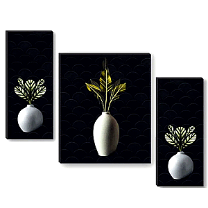 saf beautiful flower pot UV textured self adeshive Digi...