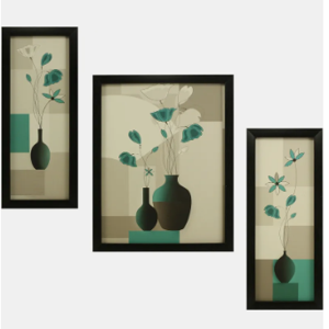 Indianara FLORAL WITHOUT GLASS Digital Reprint 13 inch ...