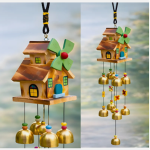 sculpmart Home Design WindChime With 9 Golden Bells for..