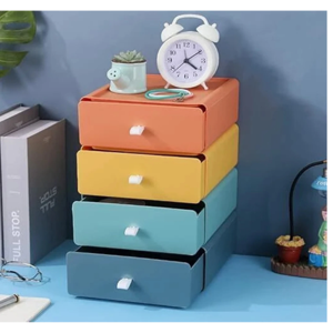 SUKHAD Set of 4 Stack desk storage Drawer