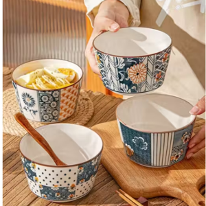 TOMATUS® Ceramic Bowls Set of 4