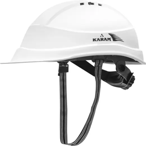 Karam PN 542 Super White Safety Helmet with Adjustable ...