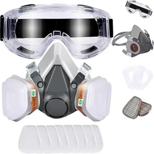 pixieplay gas mask set | respiretor with goggles & carb...