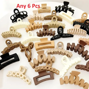 Alucia Mix 6 PCS Hair Claw Clip Clutcher Combo Accessor...