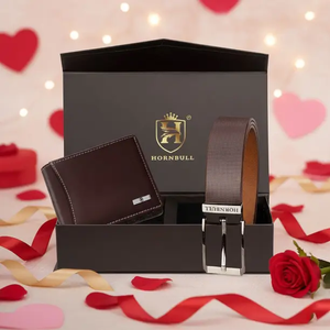 HORNBULL Wallet & Belt Combo