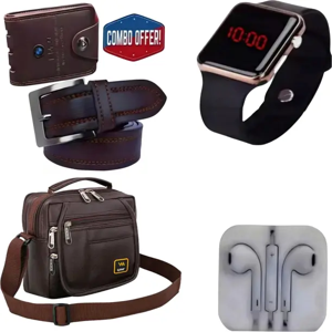 Khatub Belt, Wallet & Watch Combo