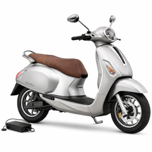 Chetak 3503 Electric Scooter by Bajaj Auto Booking for Ex-Showroom Price (with Portable Charger, Brook...
