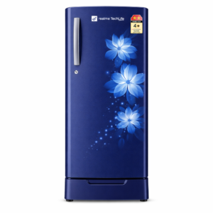 realme TechLife 183 L Direct Cool Single Door 4 Star Refrigerator with Rapid Chill Technology and Lar...