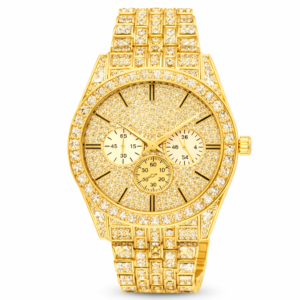 Stone studded Analog Watch - For Men & Women Rlx golden...