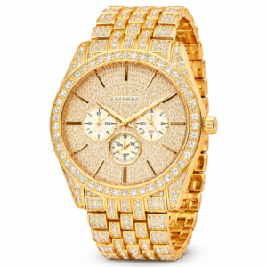 ZYROWEAR CRYSTAL GOLDEN SQUARE SHAPE TRENDY FASHION Ana...