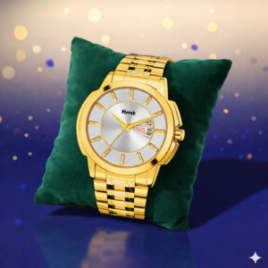 HMT Day & Date Gold Plate