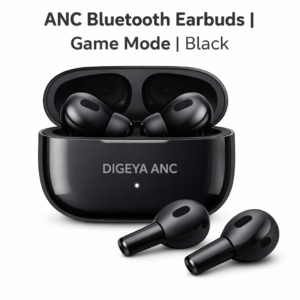 ANC Bluetooth Earbuds | Game Mode | Black