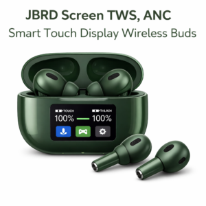 JBRD Screen TWS,ANC Smart Touch Display Wireless Buds