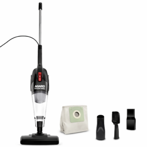 AGARO 33423 Upright Hand-held Vacuum Cleaner with Reusable Dust Bag