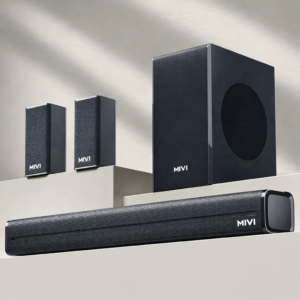 Mivi Fort H350 Soundbar, 350 Watts, 5.1 Channel, Multi-.