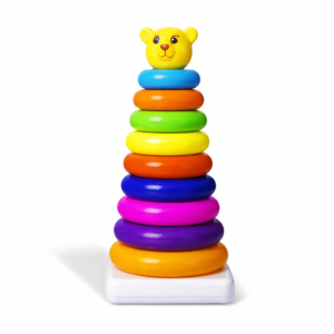 Enorme Kids 9 Pcs Stacking Teddy Plastic Rings