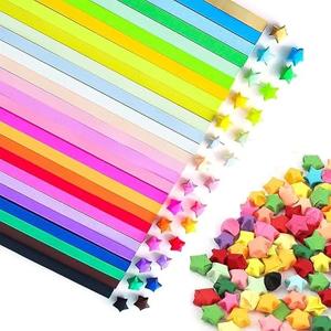 HASTHIP® 1030 Sheets Star Origami Paper - 27 Assortment Color Star Paper