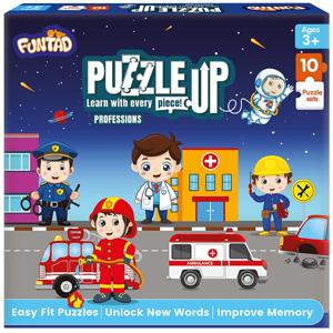 Kids Puzzleup Learn Professions,10-In-1 Entry