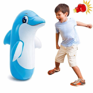 Toy Imagine™ Dolphin Hit Me Toy 3-D Inflatable Animal Toy