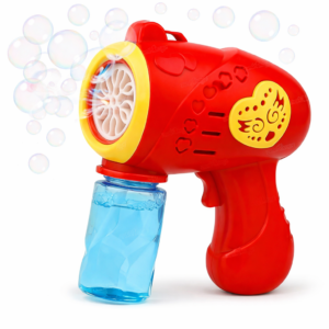 Zest 4 Toyz Bubble Gun for Kids Automatic Bubble Machine with Flashing Lights