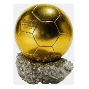 Artmagic golden football trophy