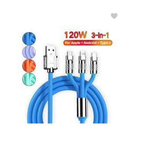 Teknova 3-in-1 Cable 6 A 1.5 m Graphene Shiled Fast