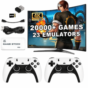 15 years Warranty 4K Pro Stick Retro Video Game Console