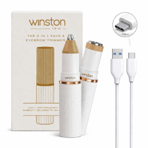Winston Rechargeable Electric 2-in-1 Face and Eyebrow Trimmer for Women