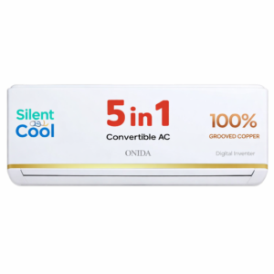 ONIDA 2025 Model 1.5 Ton 5 Star Split Inverter 5-in-1 Convertible Cooling with Deep Cleaning AC