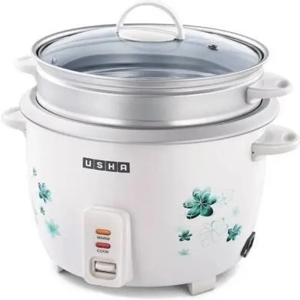 USHA RC18GS2 Electric Rice Cooker with Steaming Feature